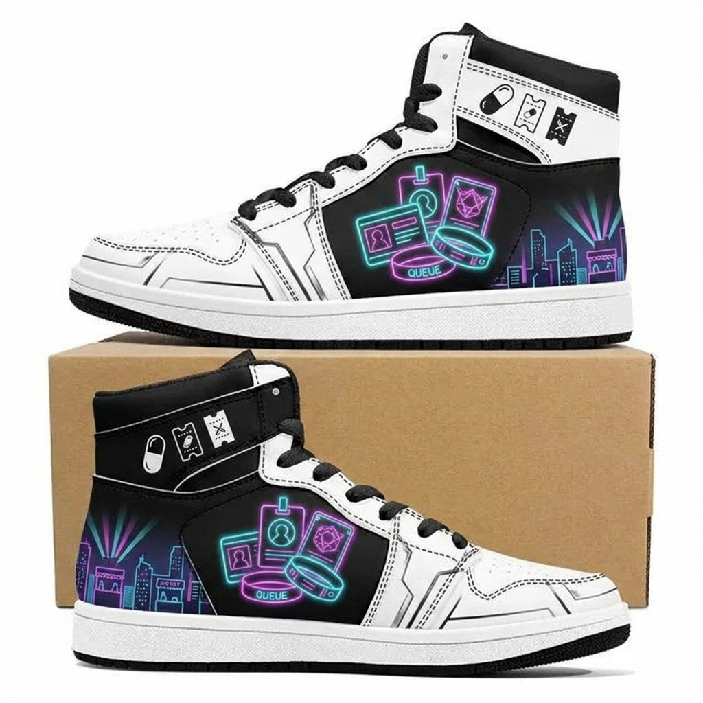 Badge District Glow Design Shoes J1