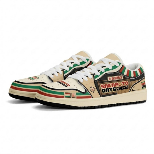 Retro Store Sign Design Shoes J1
