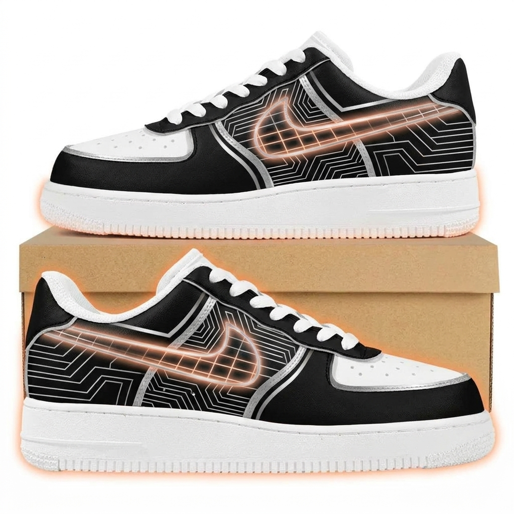 Night Grid Afterglow Design Shoes F1