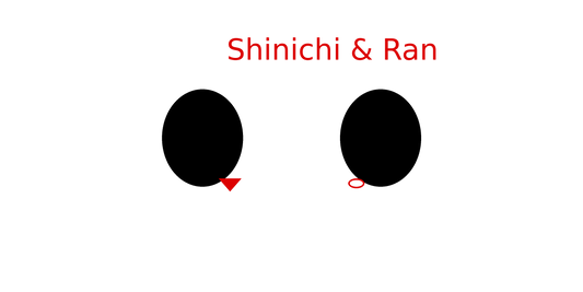 Shinichi & Ran Detective Conan Design Shoes J1
