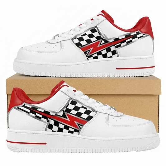 Checkered Voltage Design Shoes F1