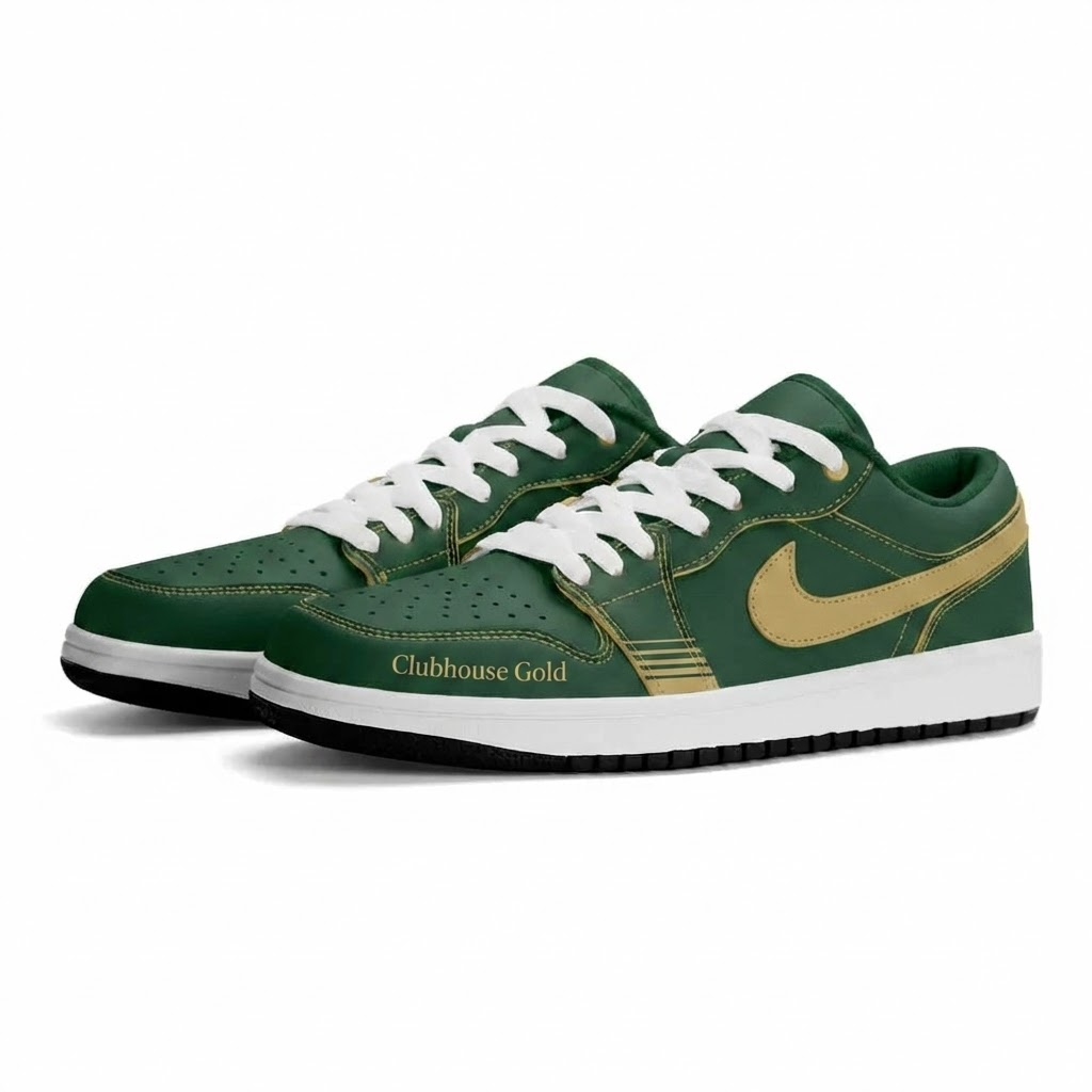 Clubhouse Gold Design Shoes J1