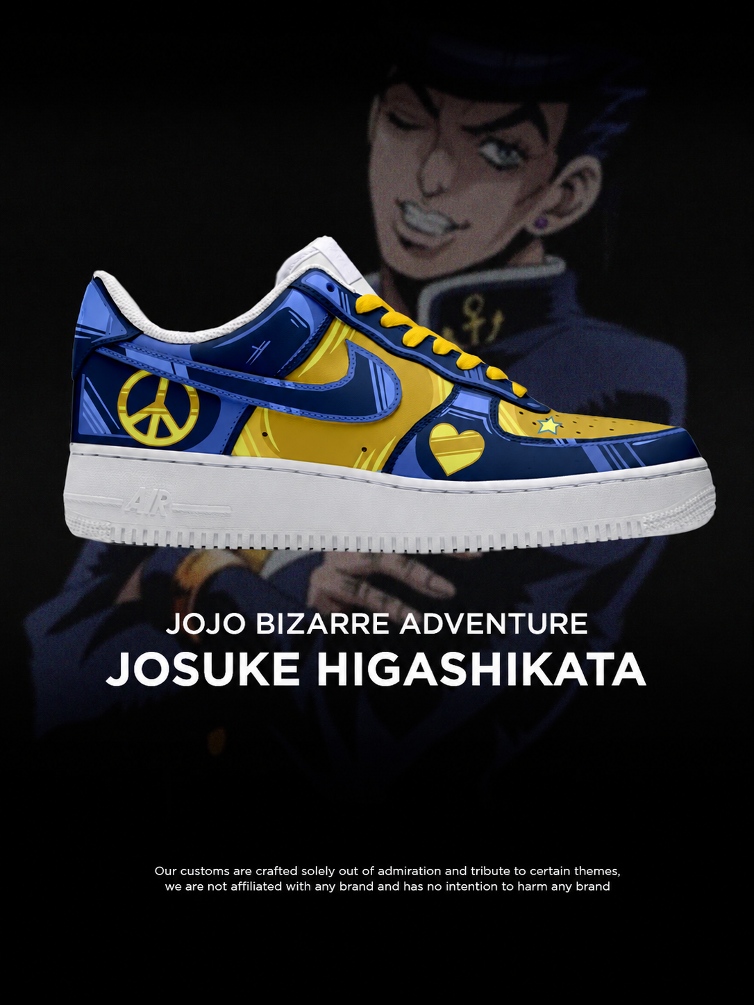 JoJo's Bizarre Adventure Josuke Higashikata shoe design