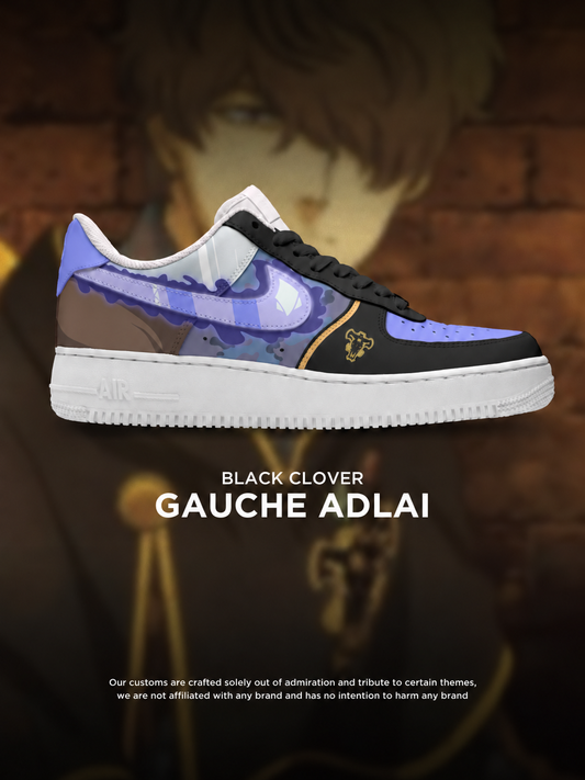 Black Clover Gauche Adlai custom shoe design